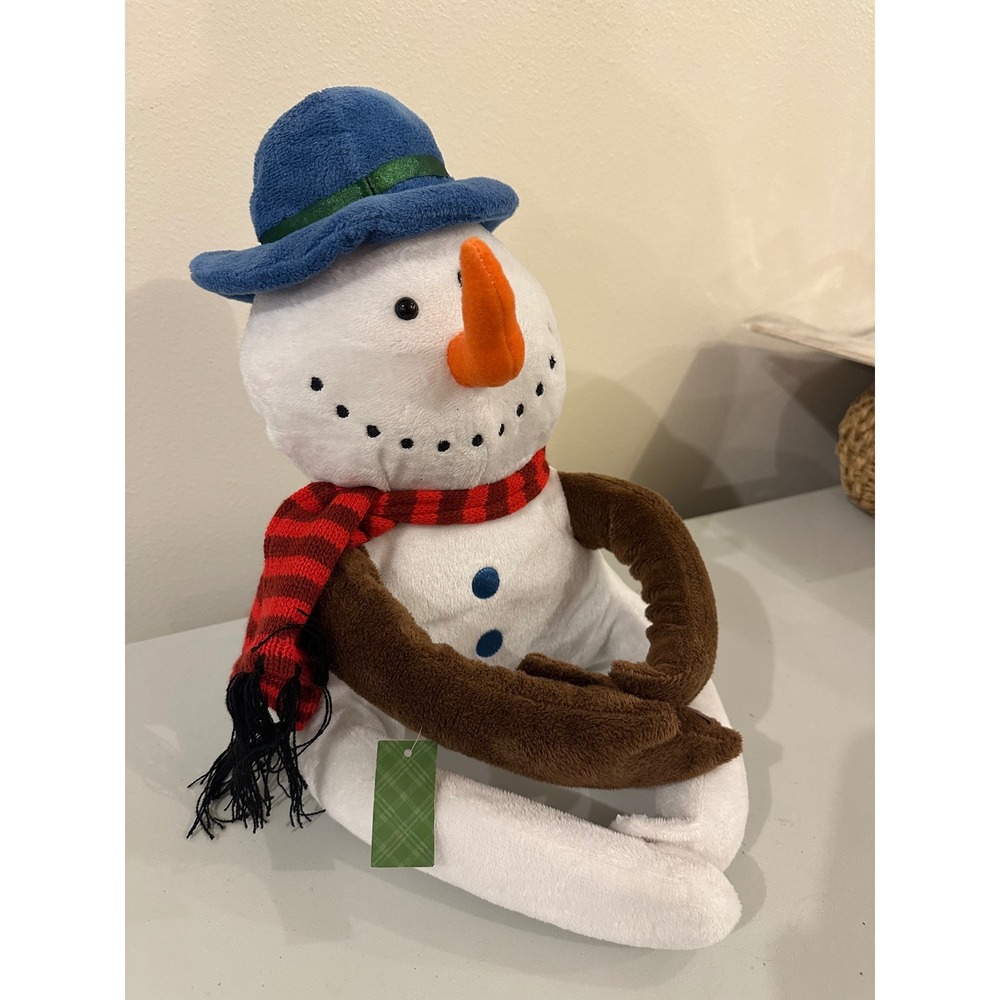 Velcro Snowman Christmas Plush